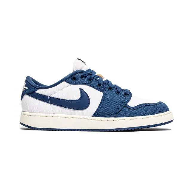 Nike air jordan 1 ko low (kentucky/ white/ dark royal blue/ sail) men us 8-13 dx4981-103