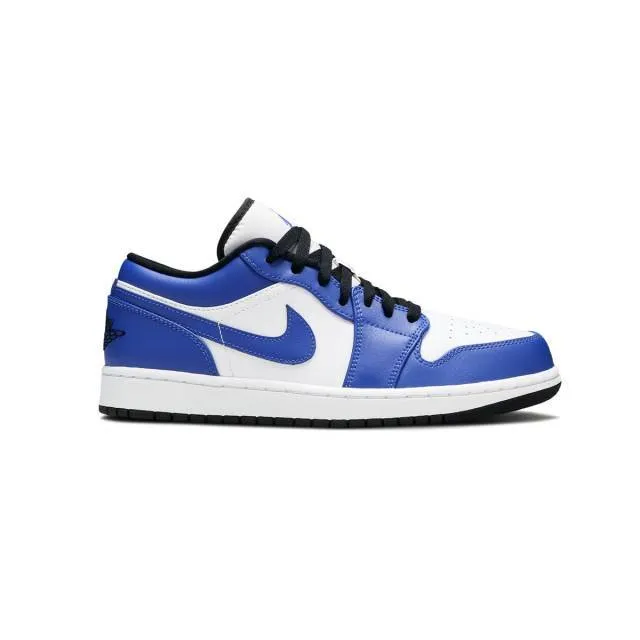 Nike air jordan 1 low (game royal/ white/ blue/ black) men us 8-13 553558-124