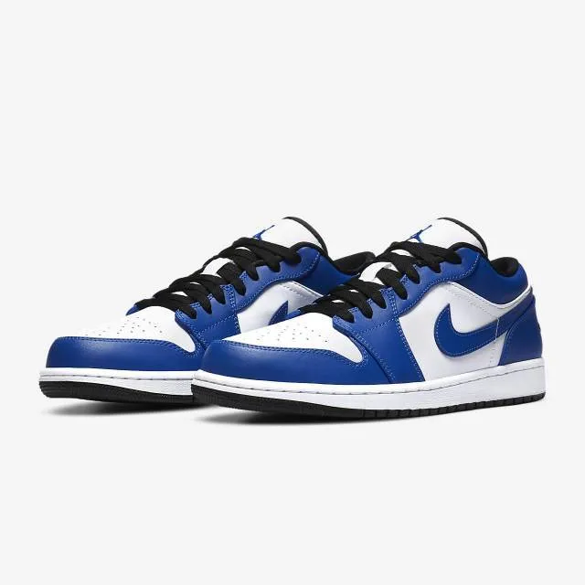 Nike air jordan 1 low (game royal/ white/ blue/ black) men us 8-13 553558-124