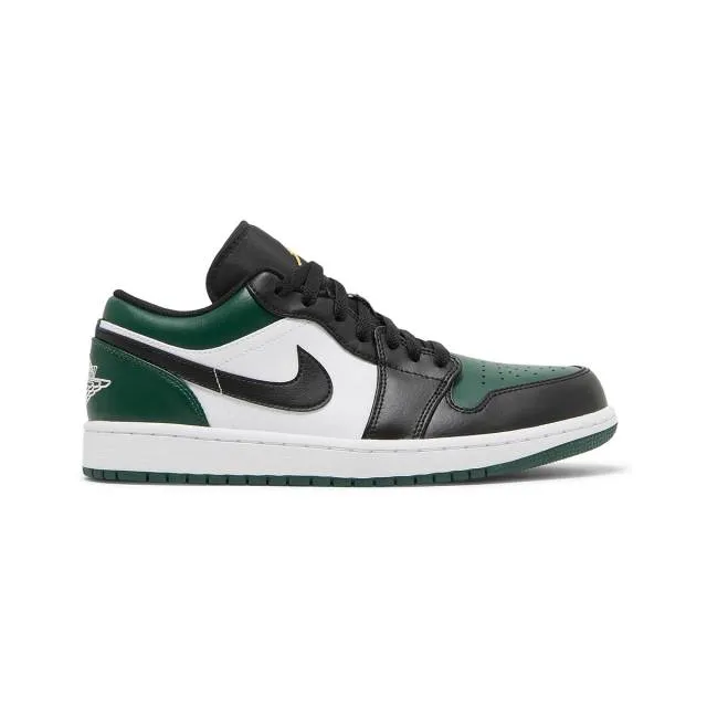 Nike air jordan 1 low (green toe/ noble green/ pollen/ white/ bla