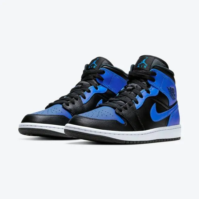 Nike air jordan 1 mid (hyper royal/ black/ hyper royal/ white) me