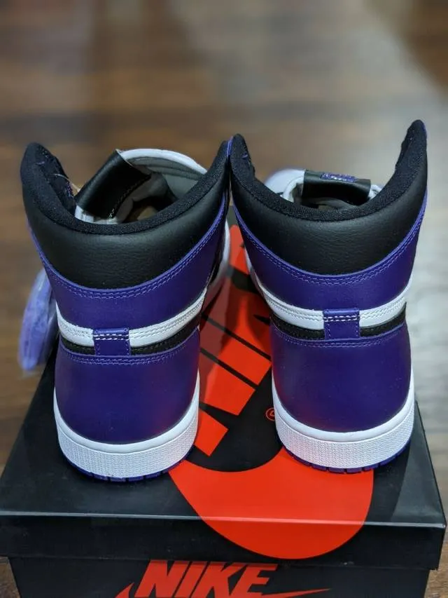 Nike air jordan 1 retro high og court purple