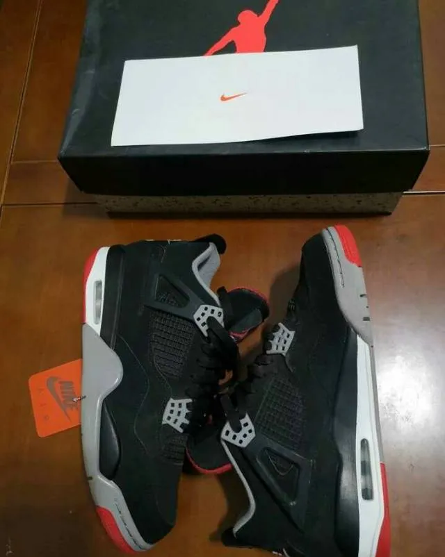 Nike air jordan 4 retro og bred gs