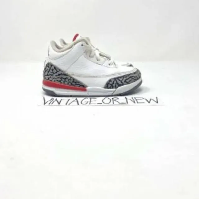 Nike air jordan iii 3 hall of fame 2018 retro 832033-116 td bt toddler sz 8c