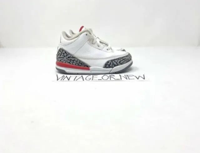 Nike air jordan iii 3 hall of fame 2018 retro 832033-116 td bt toddler sz 8c