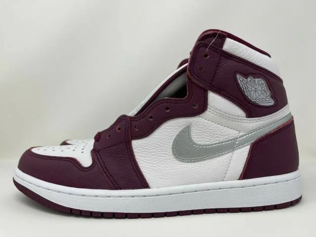 Nike air jordan retro i 1 high og bordeaux 2021 purple men's size 11 555088-611