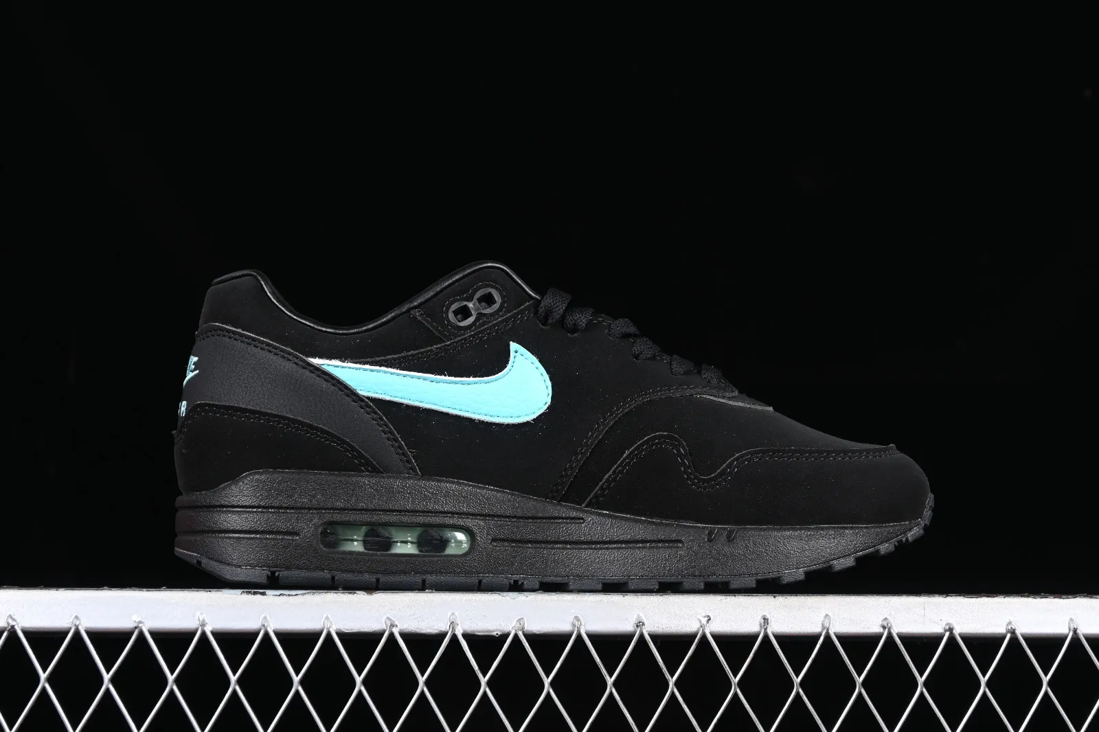 Nike Air Max 1 Black Tiffany Blue FB8915-800