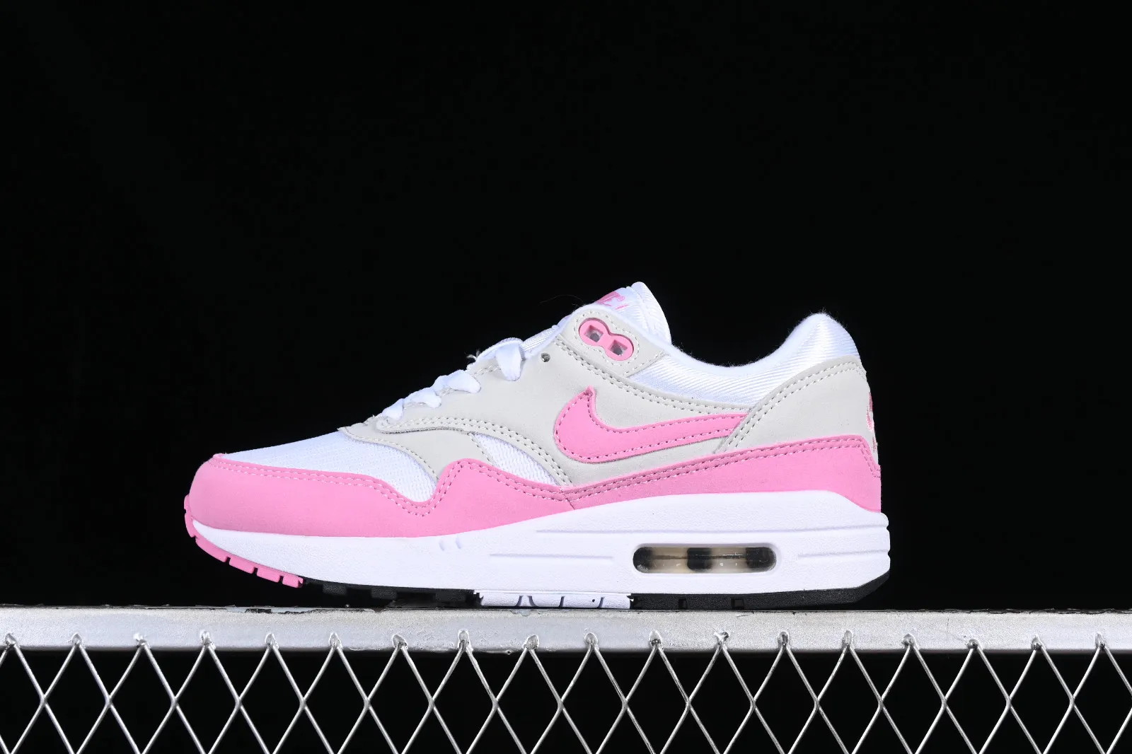 Nike Air Max 1 Neutral Grey Fuchsia Dream White Black DZ2628-001