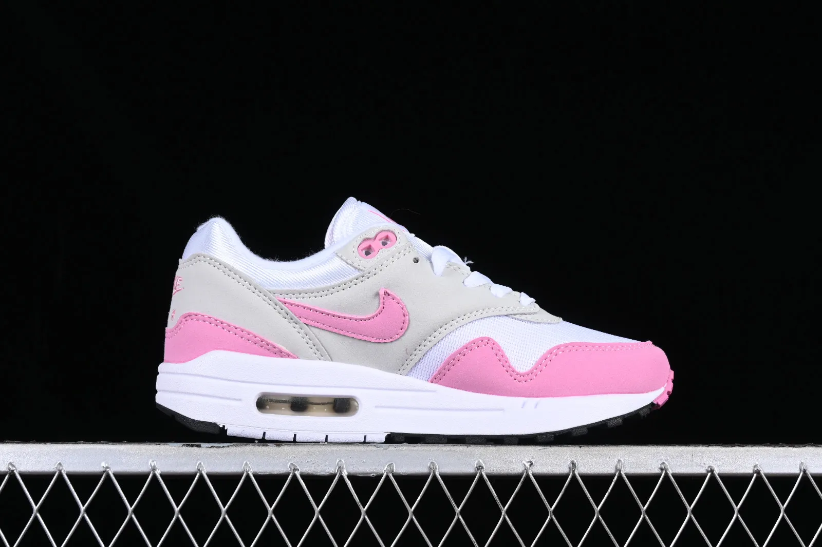 Nike Air Max 1 Neutral Grey Fuchsia Dream White Black DZ2628-001