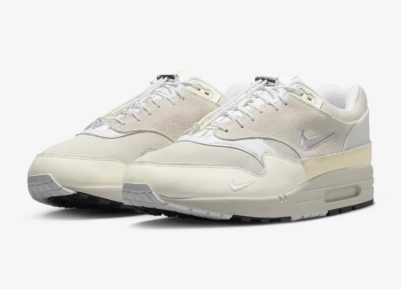 Nike Air Max 1 No Bubble Summit White Sail Coconut Milk Light Bone DZ5317-121