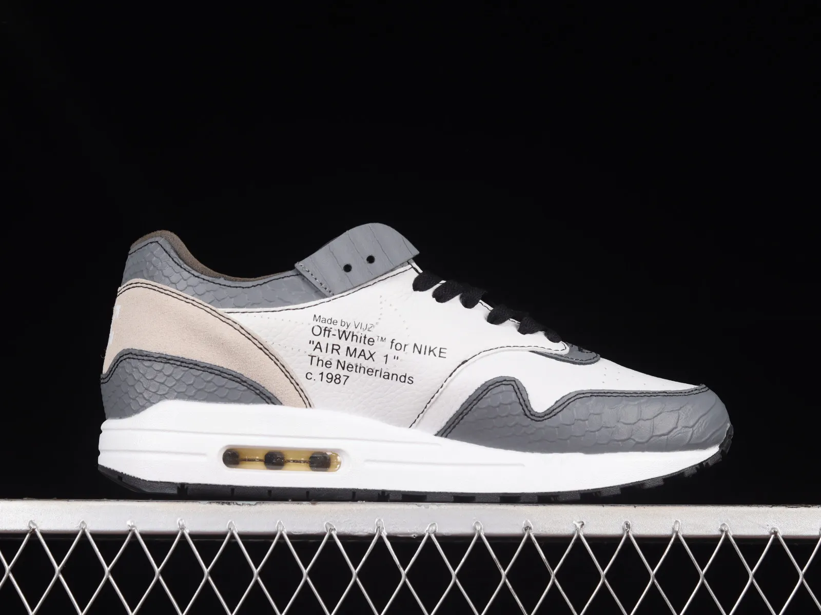 Nike Air Max 1 Off-White Dark Grey Black AA7293-007