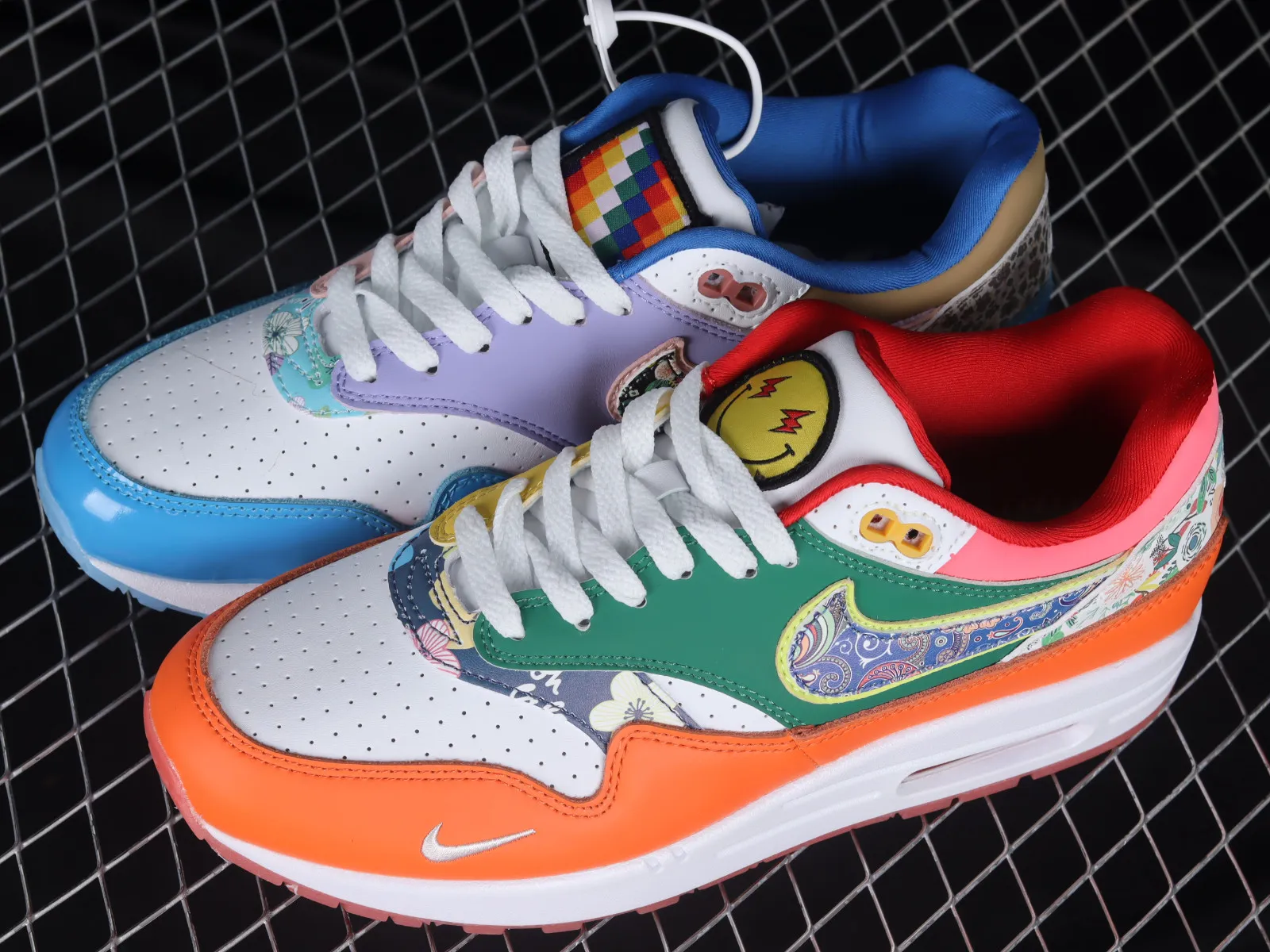 Nike Air Max 1 Orange Blue White Multi-Color DN1803-600