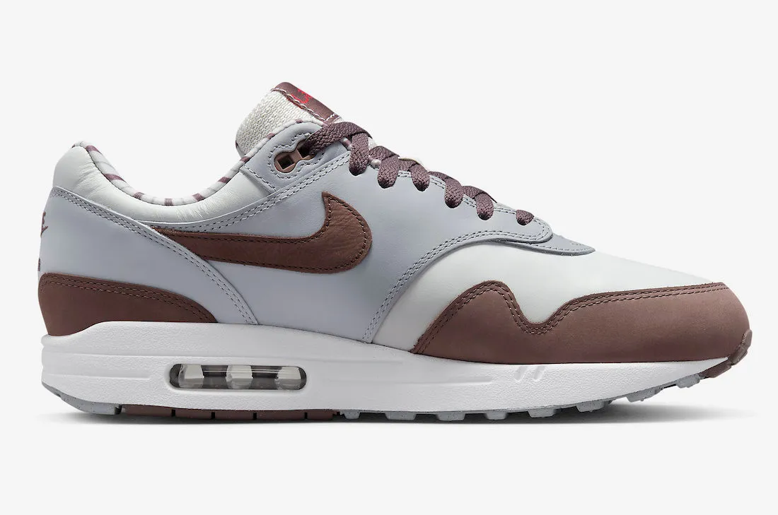 Nike Air Max 1 Premium Shima Shima Plum Eclipse Wolf Grey White Siren Red FB8916-100