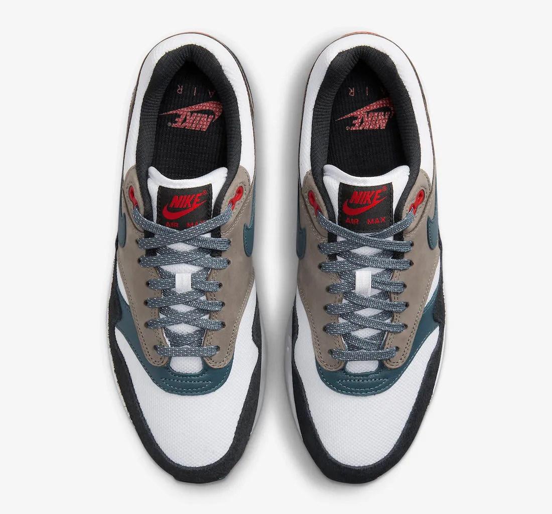 Nike Air Max 1 PRM Escape Treeline State Blue Black Soft Grey FJ0698-100