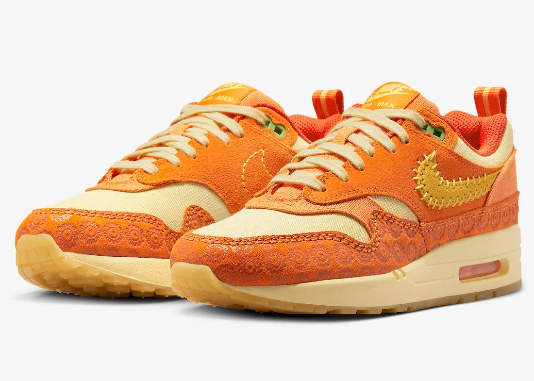 Nike Air Max 1 PRM Somos Familia Orange Cream Yellow Green DZ5352-847