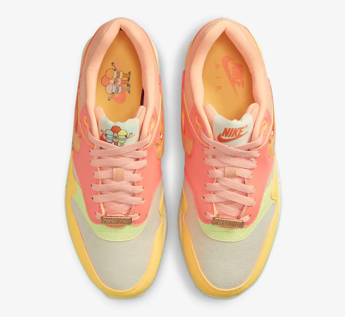 Nike Air Max 1 Puerto Rico Orange Frost Citron Pulse Coconut Milk FD6955-800