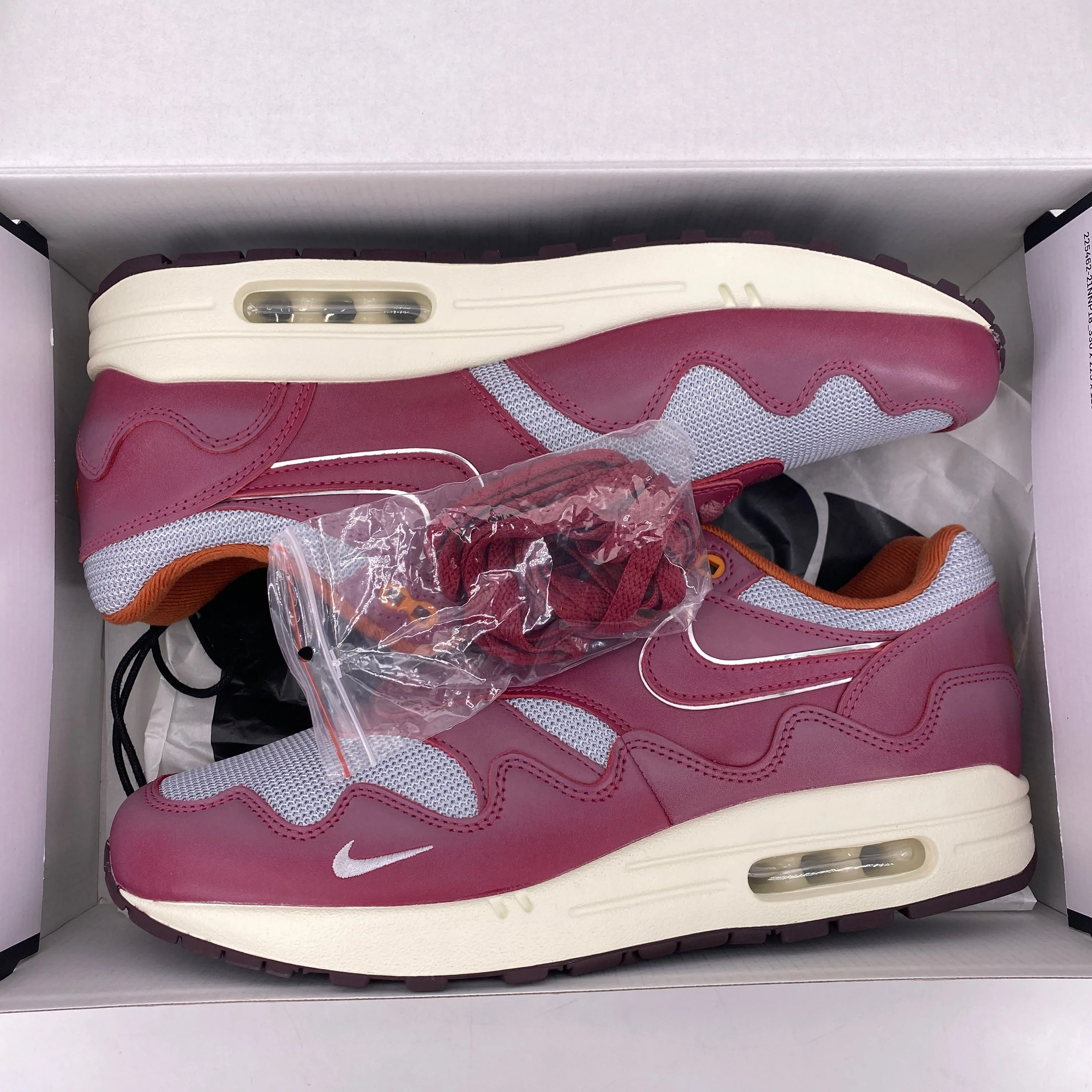 Nike Air Max 1 Rush Maroon 2021 New Size 10.5