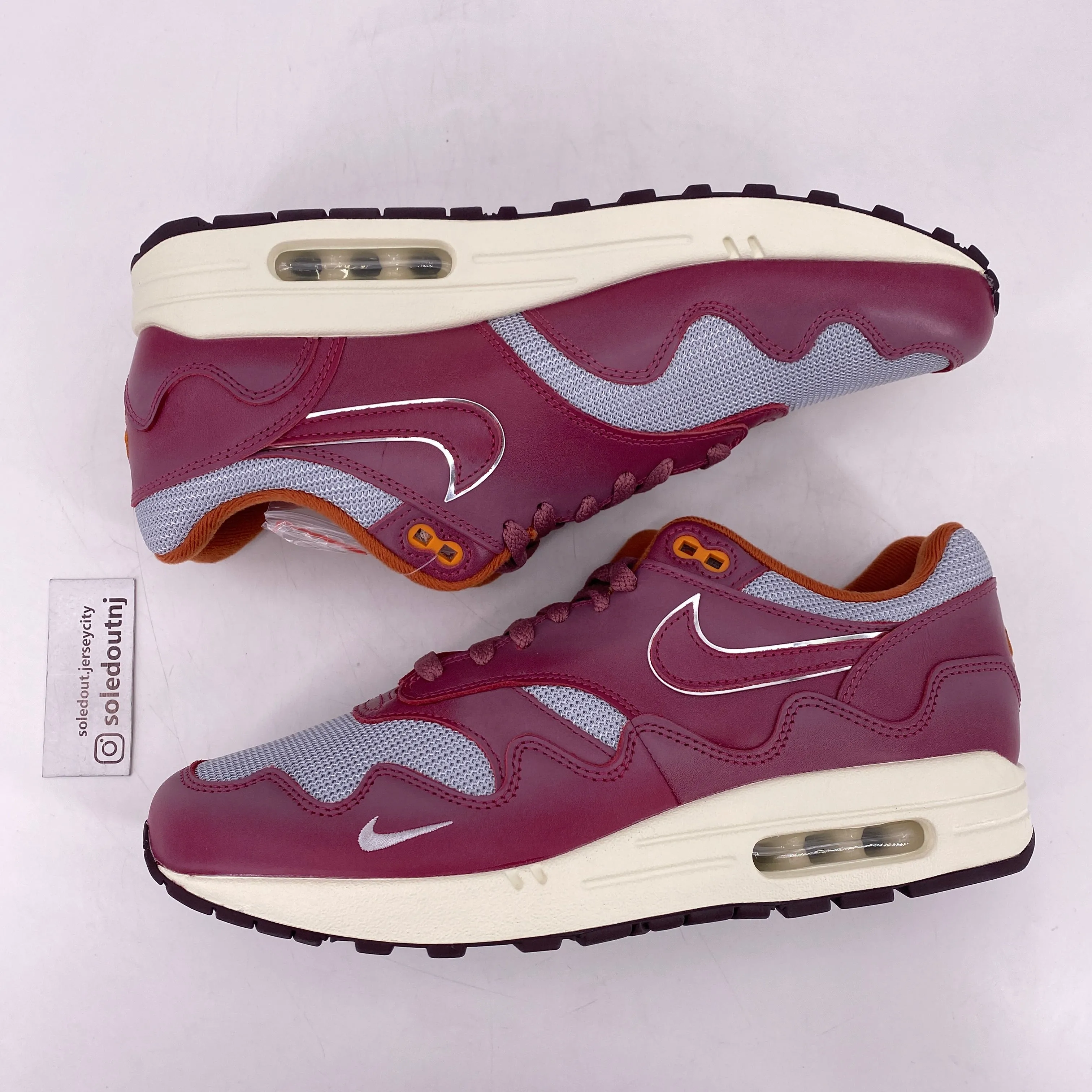 Nike Air Max 1 Rush Maroon 2021 New Size 10.5