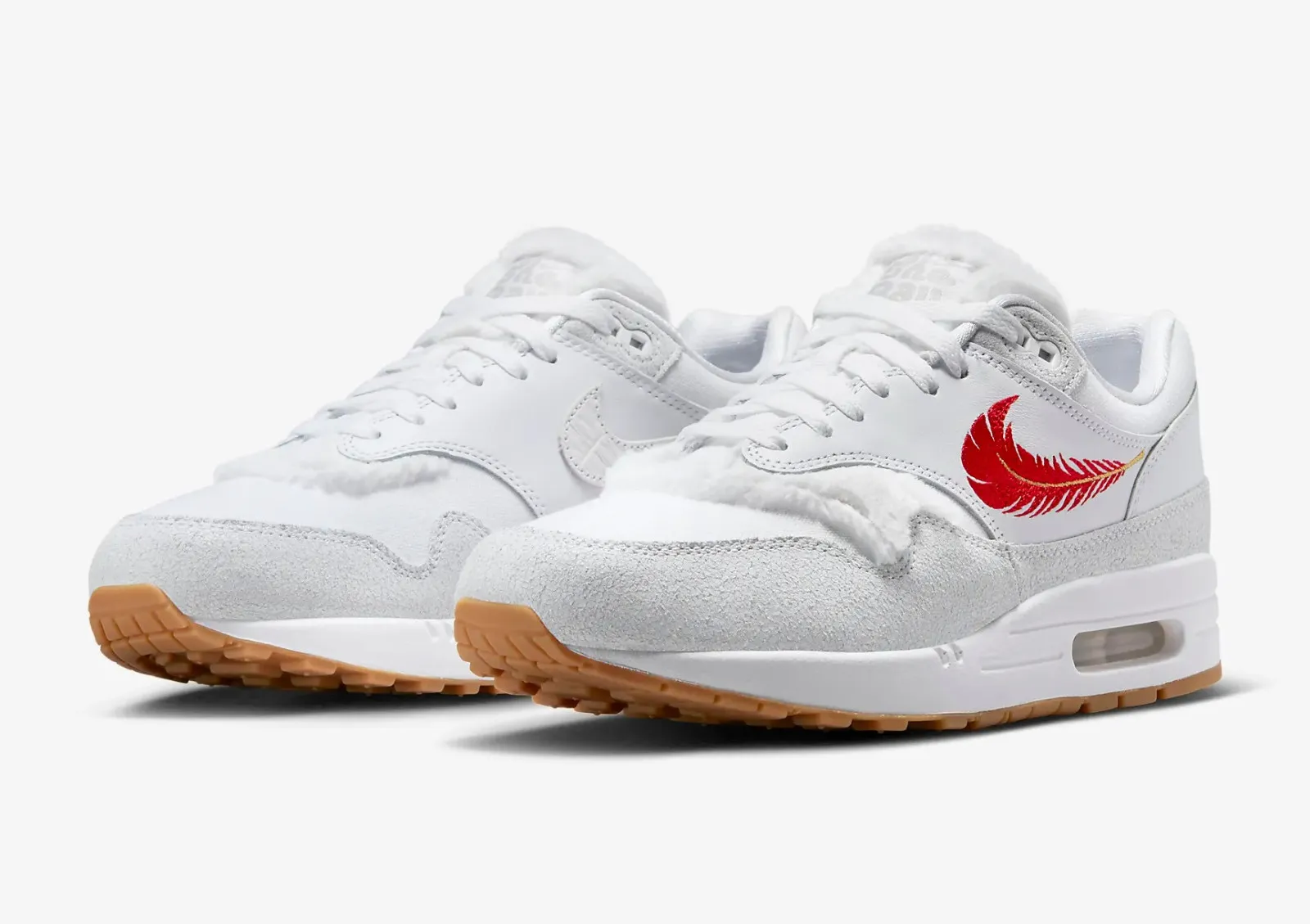 Nike Air Max 1 The Bay White University Red FJ4451-100