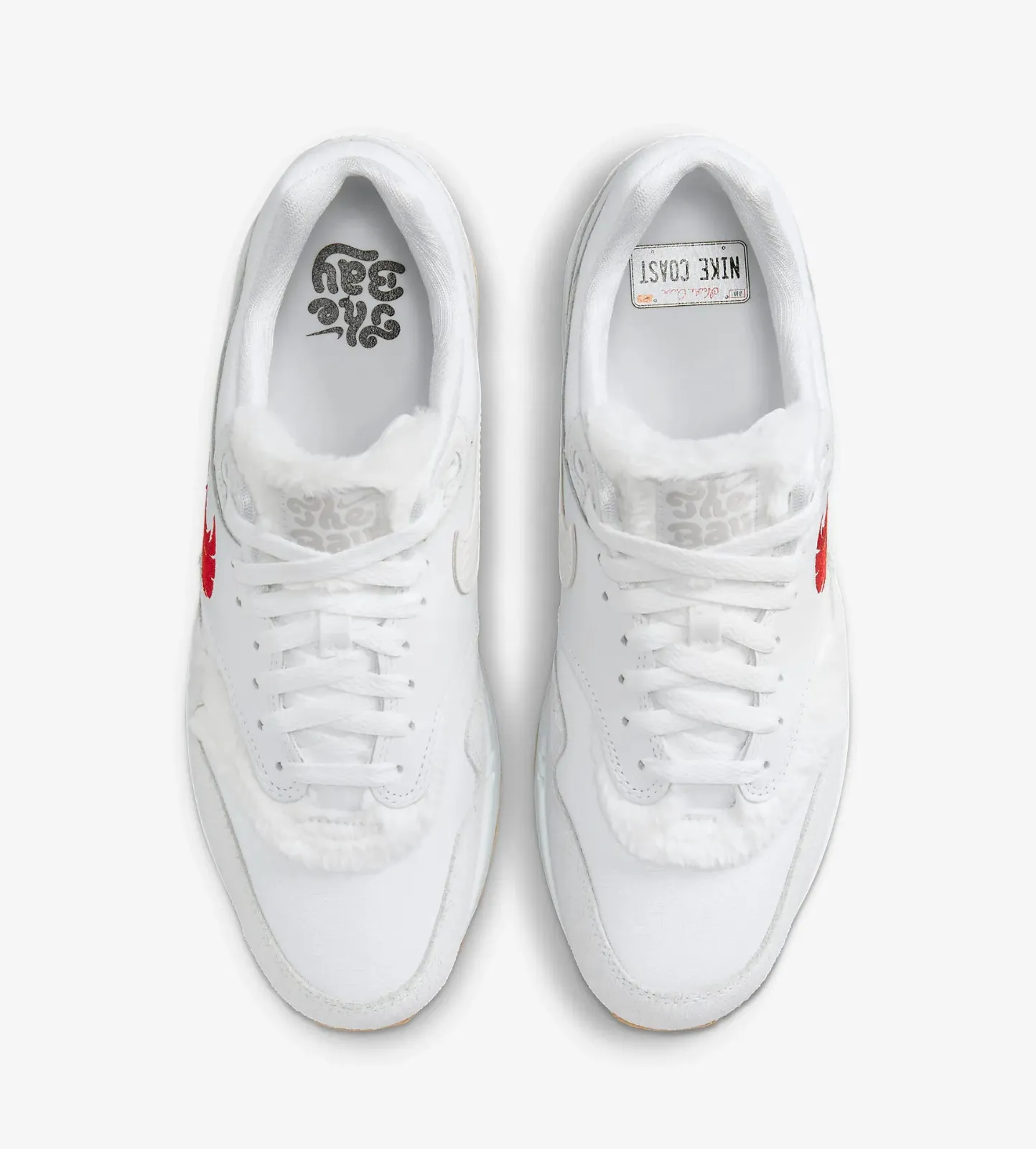 Nike Air Max 1 The Bay White University Red FJ4451-100