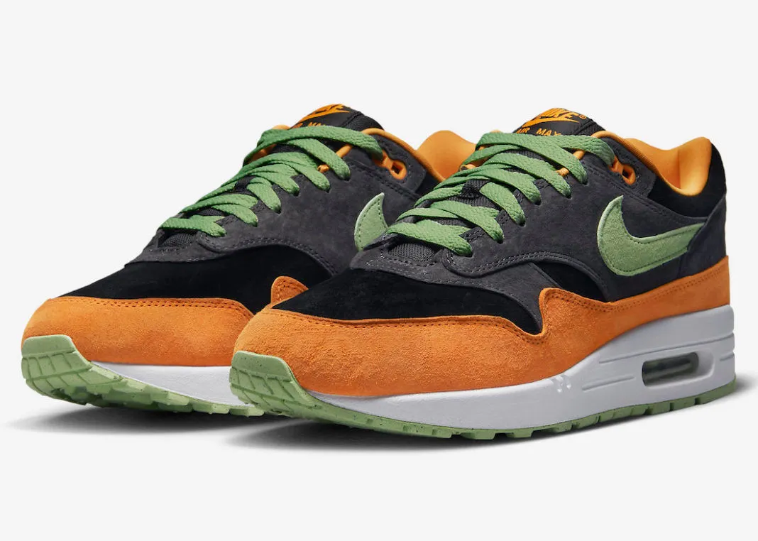 Nike Air Max 1 Ugly Duckling Anthracite Honeydew Black Kumquat DZ0482-001