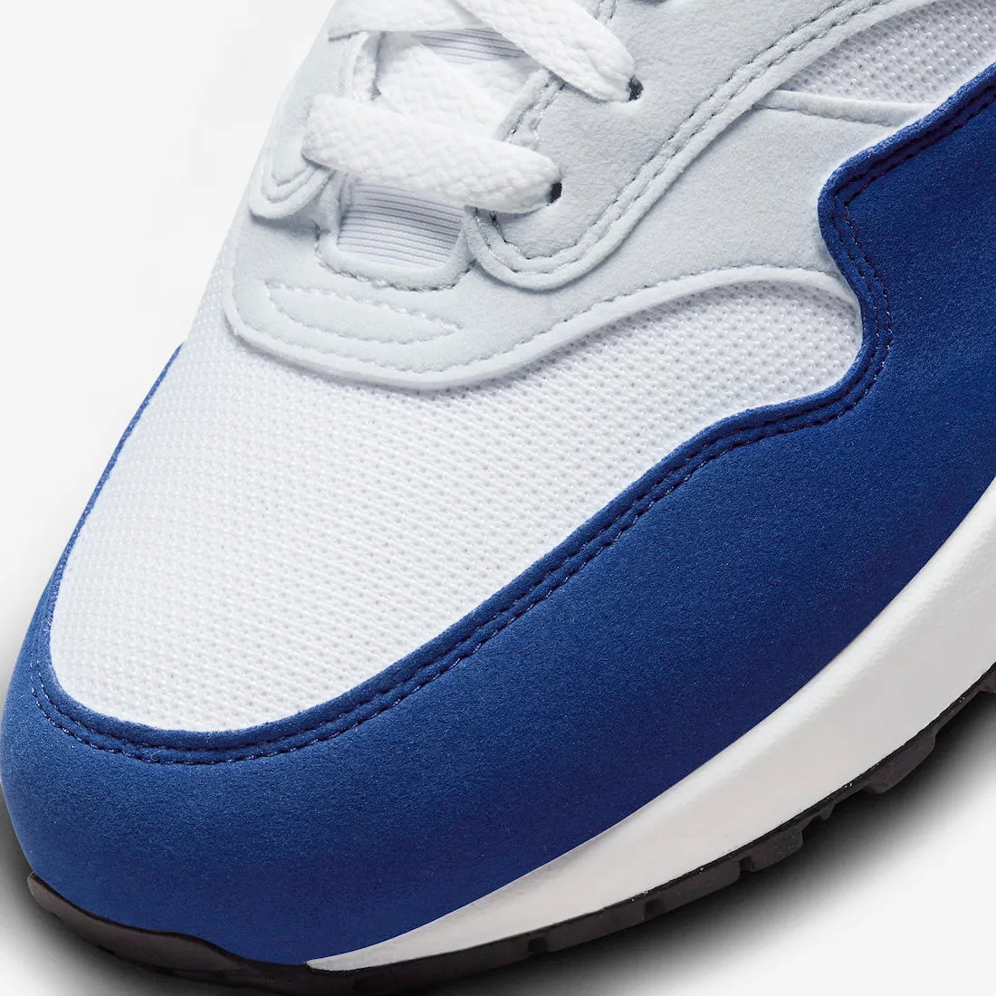 Nike Air Max 1 White Black Deep Royal Blue FD9082-100