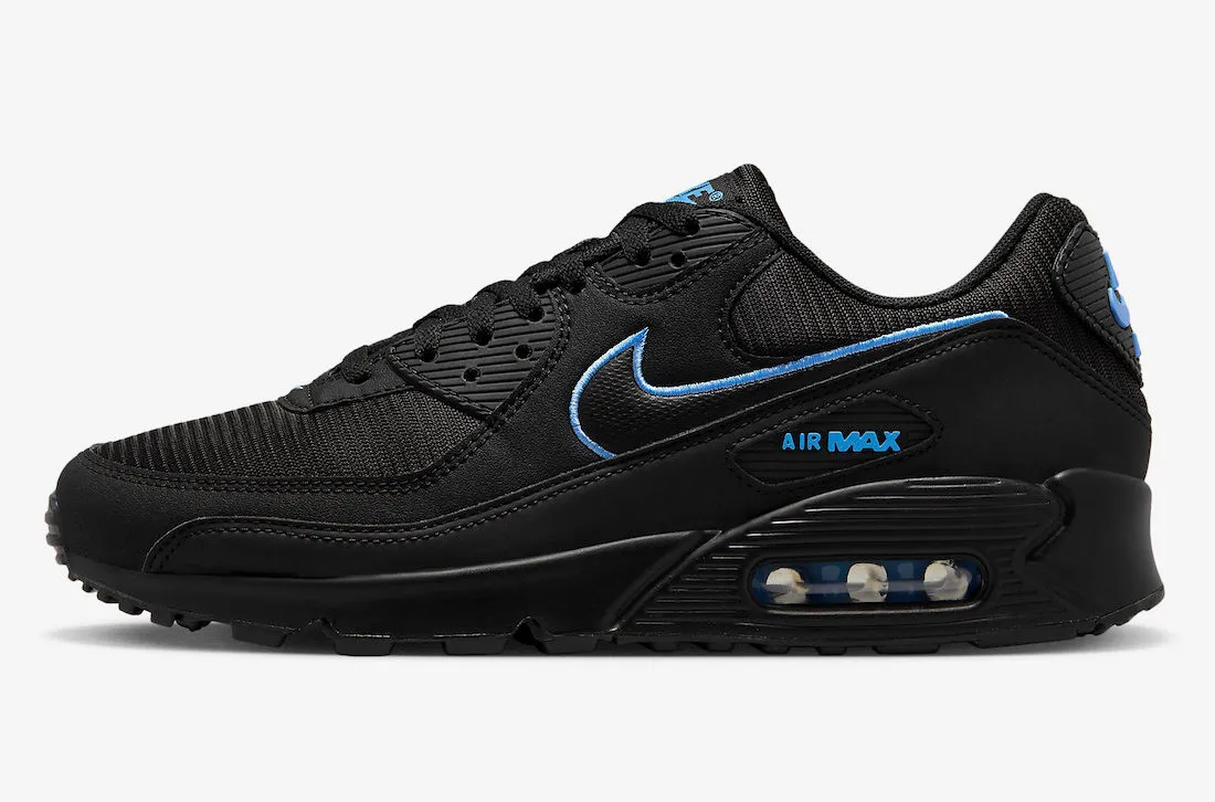 Nike Air Max 90 Black University Blue FJ4218-001