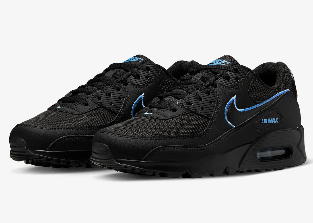 Nike Air Max 90 Black University Blue FJ4218-001