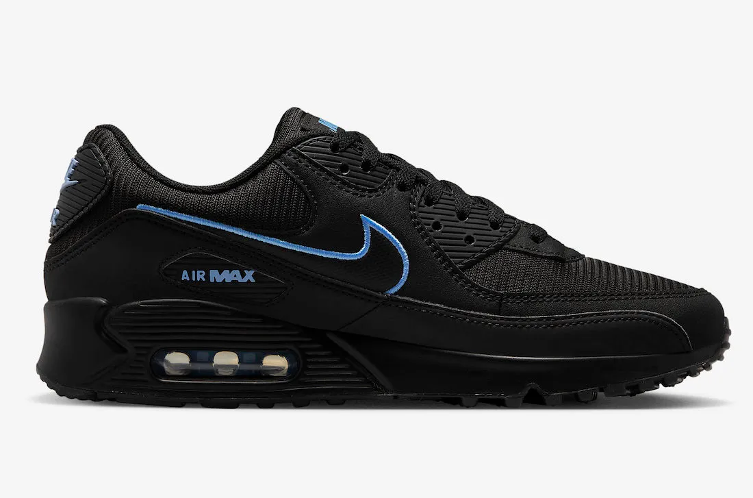 Nike Air Max 90 Black University Blue FJ4218-001