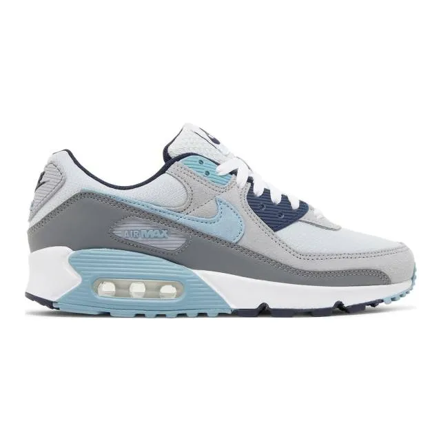 Nike air max 90 (pure platinum worn blue/ grey/ pure platinum/ obsidian/ wolf grey/ worn blue) men u