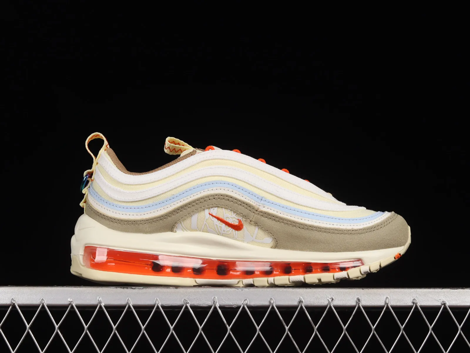 Nike Air Max 97 Alabaster Safety Orange Sail DX6037-781