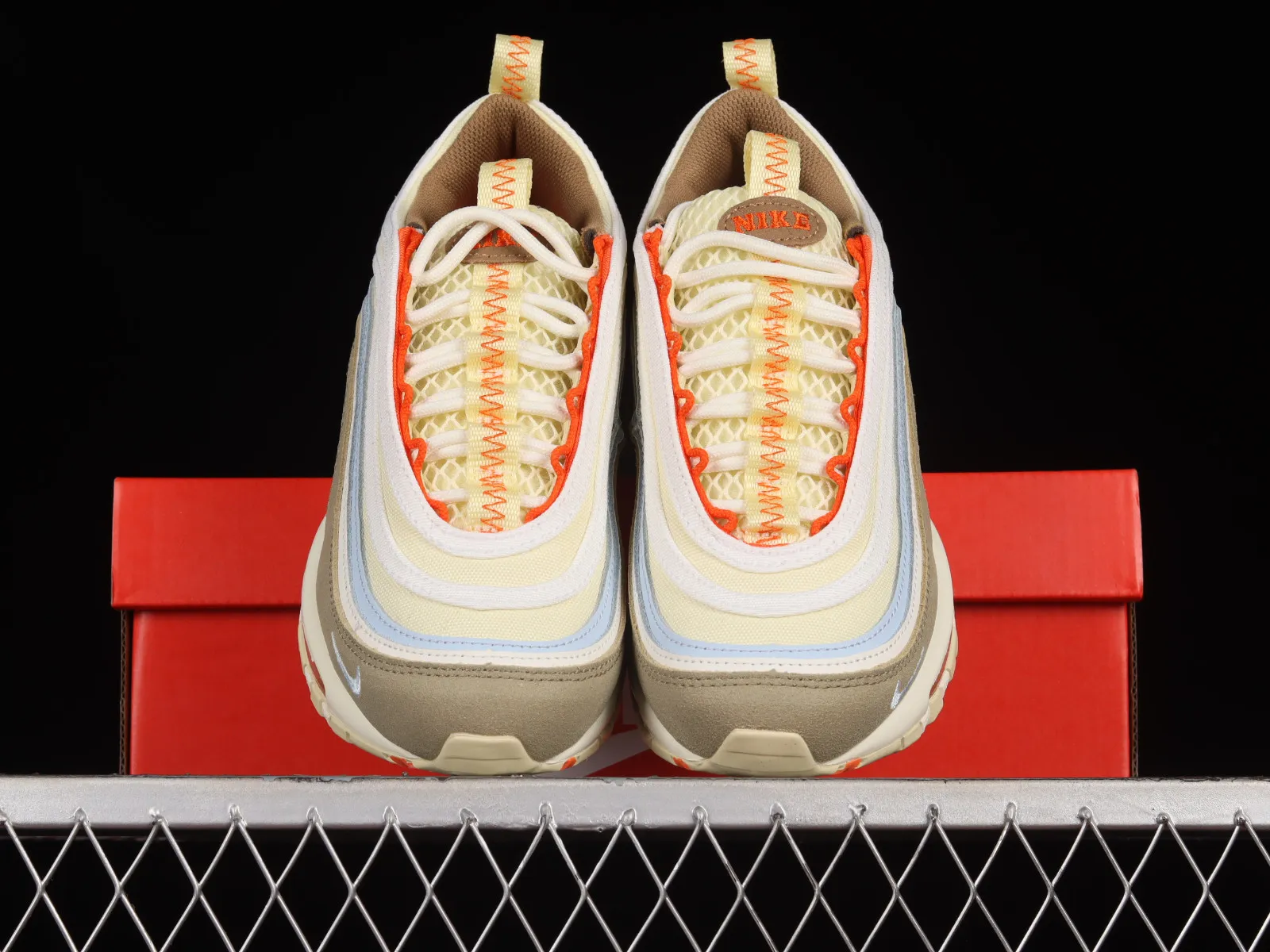 Nike Air Max 97 Alabaster Safety Orange Sail DX6037-781