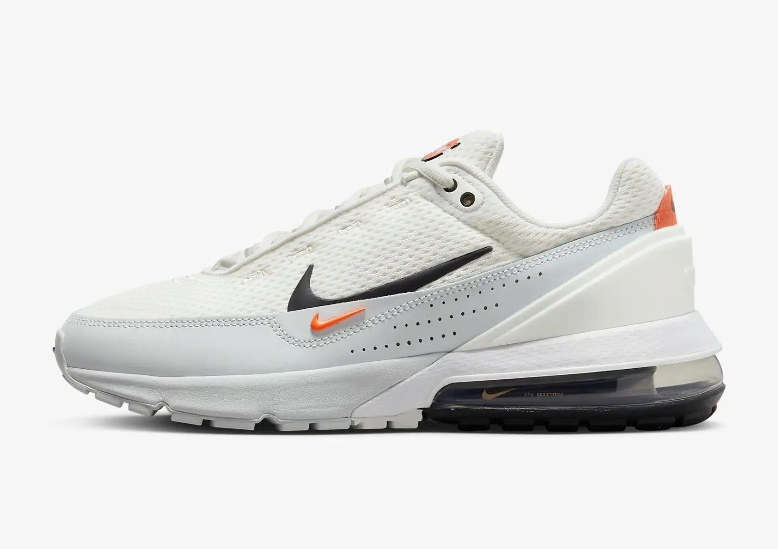 Nike Air Max Pulse Summit White Pure Platinum Safety Orange Black DR0453-100