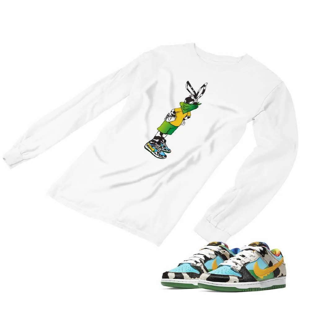 Nike Dunk Ben Jerry’s Matching Custom Designed Long Sleeve T shirt ND 1-2-3