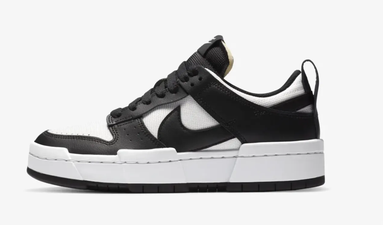 NIKE DUNK DISRUPT BLACK WHITE (W)