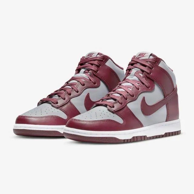 Nike dunk high (dark beetroot/ wolf grey/ white) men us 8-13 dd1399-600