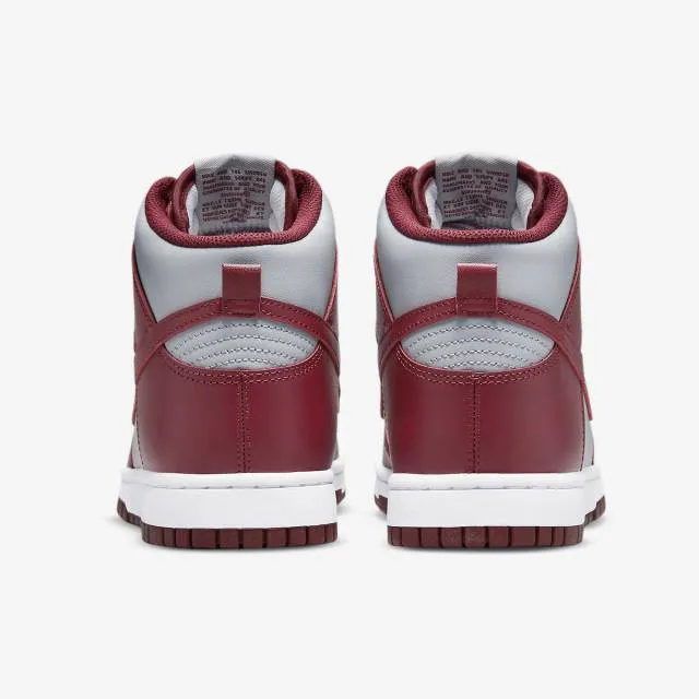 Nike dunk high (dark beetroot/ wolf grey/ white) men us 8-13 dd1399-600