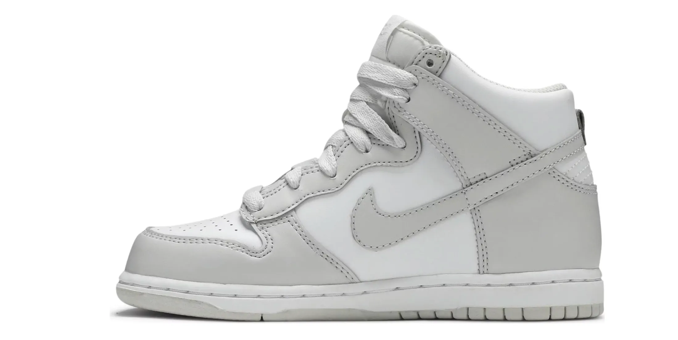 NIKE DUNK HIGH RETRO WHITE VAST GREY (PS)