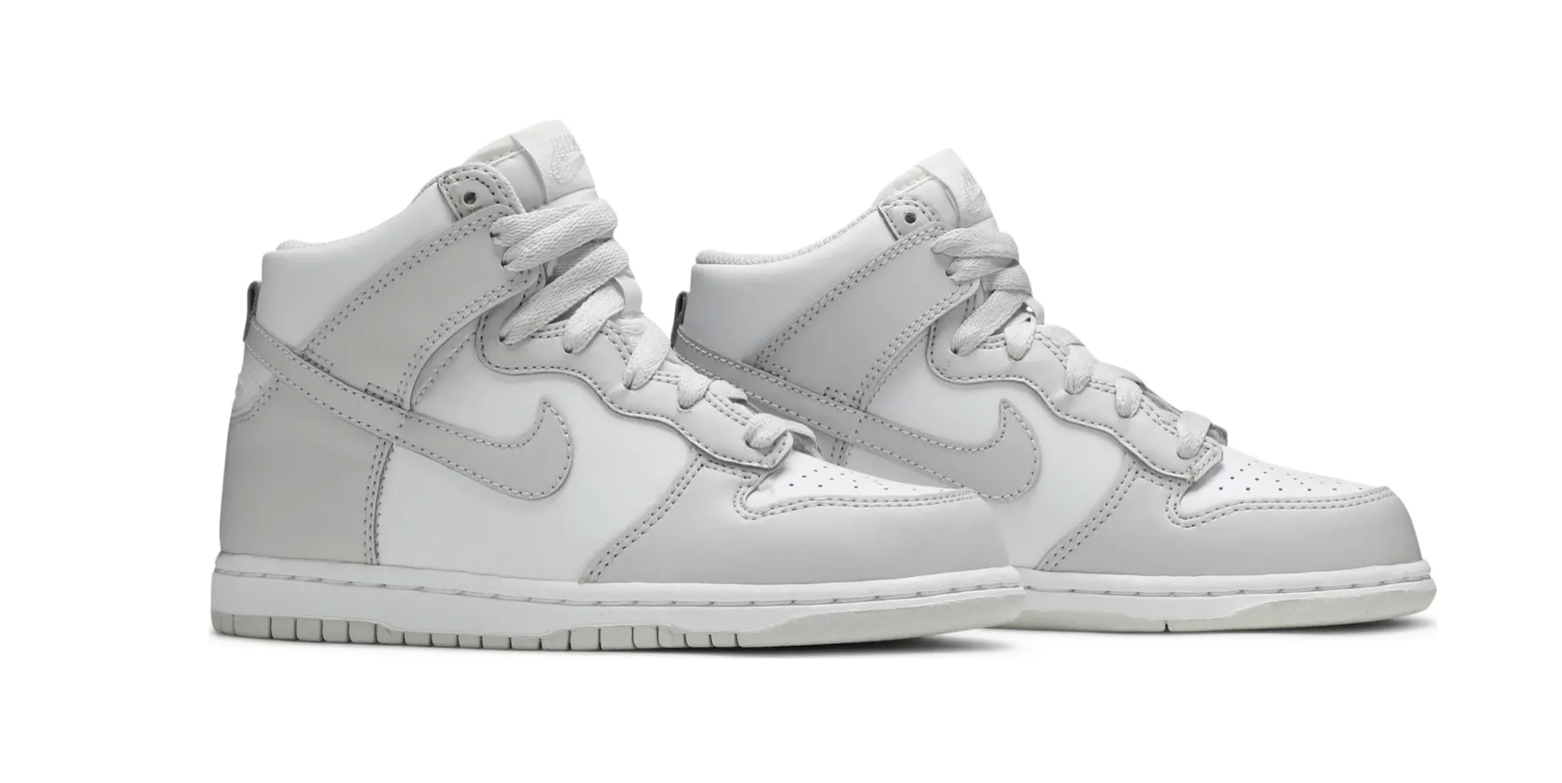 NIKE DUNK HIGH RETRO WHITE VAST GREY (PS)