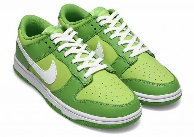 Nike dunk low green white