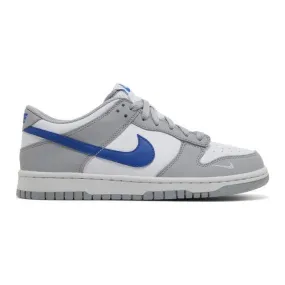 Nike dunk low gs (wolf grey royal/ wolf grey/ game royal/ white) big kids 3.5y-7y fn3878-001