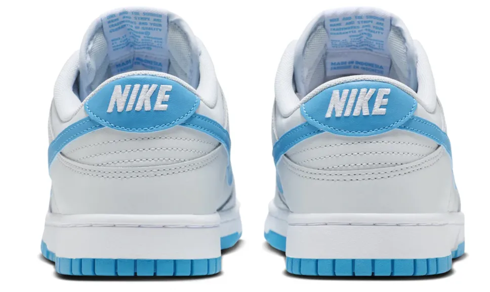 NIKE DUNK LOW RETRO PURE PLATINUM BLUE LIGHTNING (M)