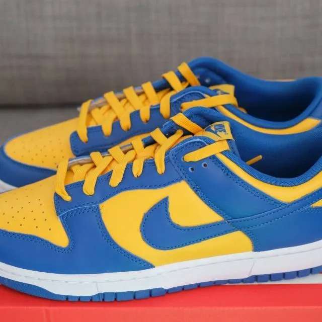 Nike dunk low ucla 8-13 bue jay yellow white dd1391-402