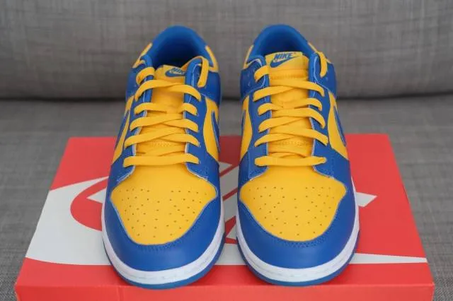 Nike dunk low ucla 8-13 bue jay yellow white dd1391-402