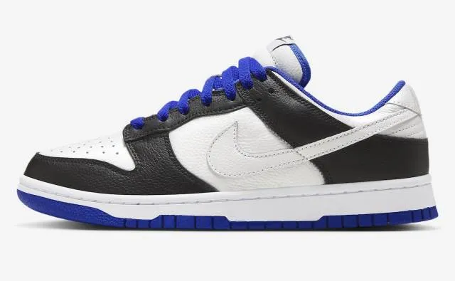 Nike dunk low white black blue