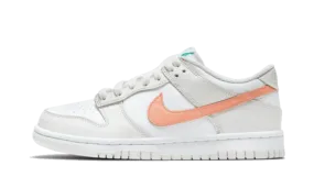 Nike Dunk Low White Bone Peach Aqua