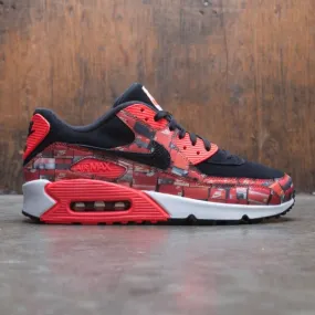 Nike Men Air Max 90 Atmos Print (black / bright crimson-white)