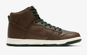 NIKE SB DUNK HIGH BAROQUE BROWN SAIL AND FUR