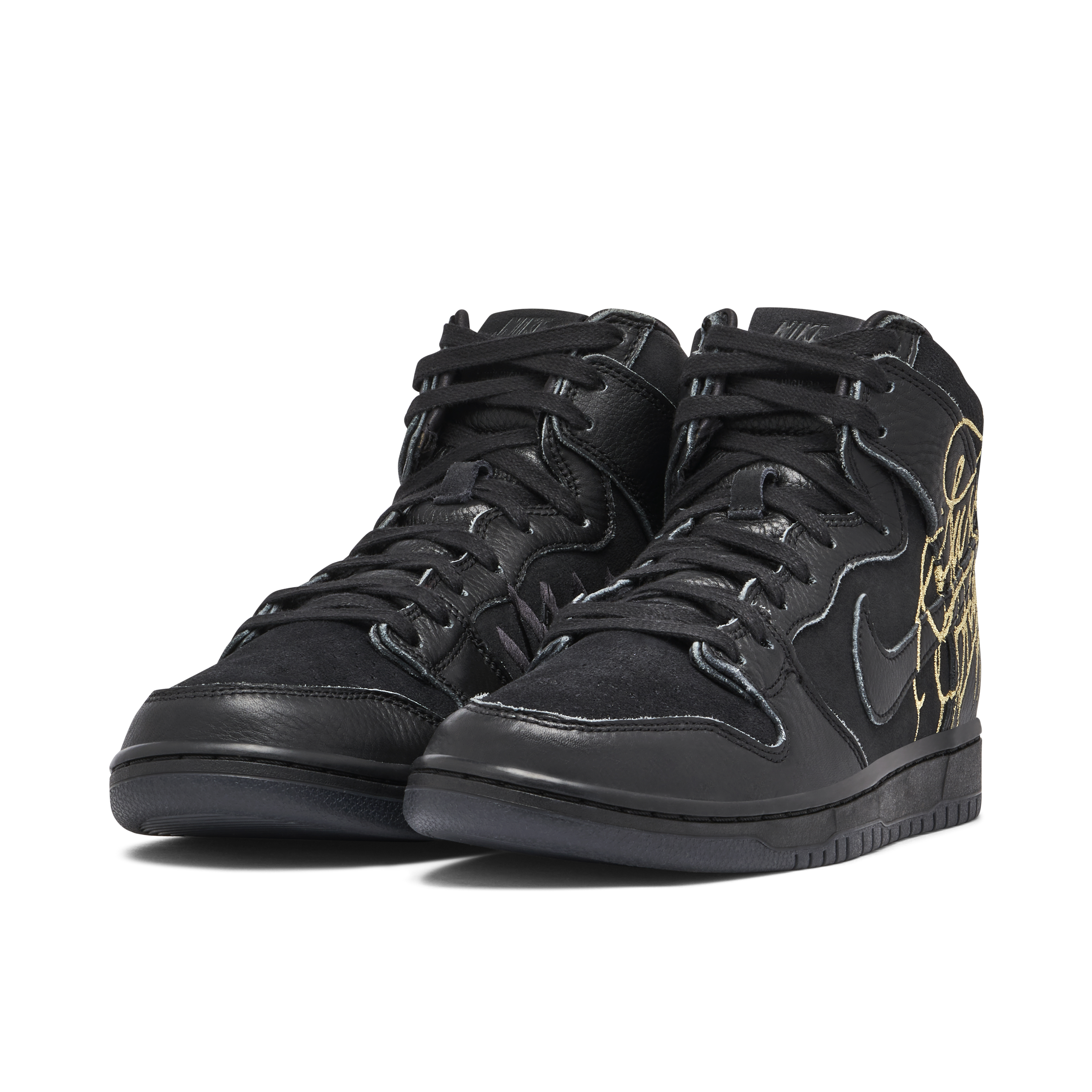 Nike SB Dunk High x FAUST Black Gold | DH7755-001 | Laced