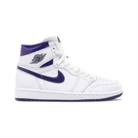 Nike women's air jordan 1 high og (court purple/ white/ court pur